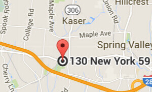 Map and directions to Nanuet Collision Centers in Monsey NY